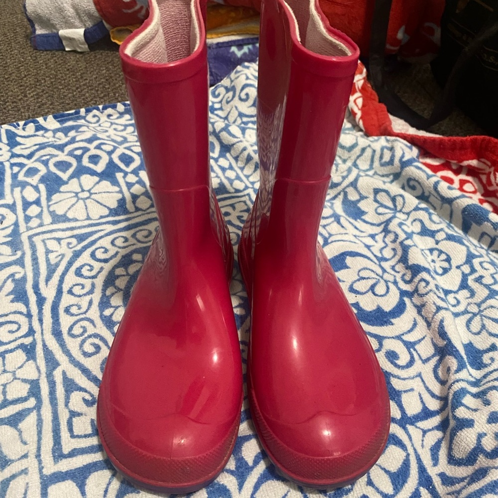 Little girls rain boots size 13/1